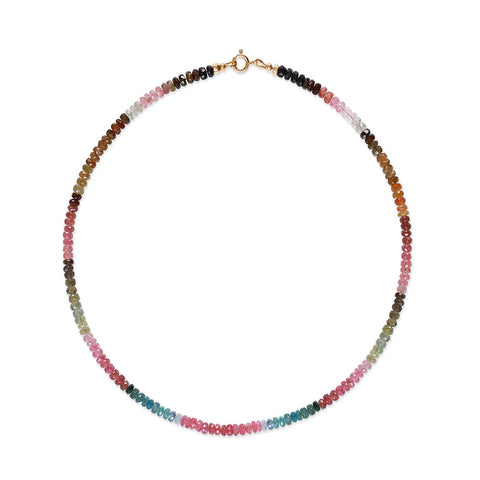 Faceted Rainbow tourmaline necklace Faceted Rainbow tourmaline necklace
