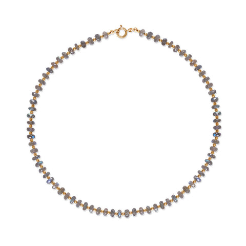 Labradorite and gold necklace Labradorite and gold necklace