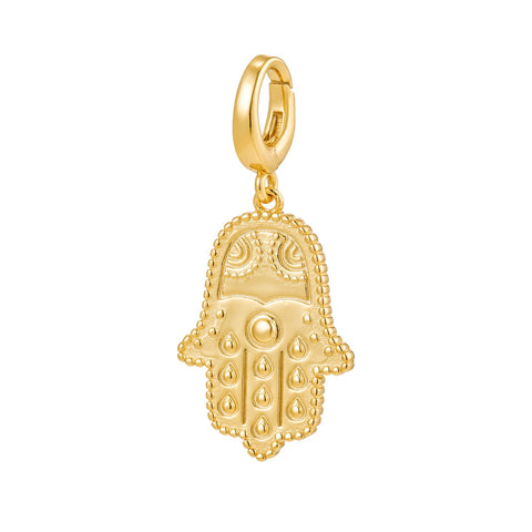 Gold Hamsa Hand Charm