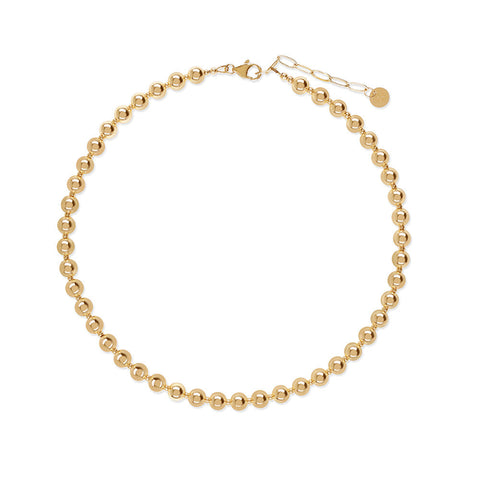 Classics Twist Gold Bead Necklace