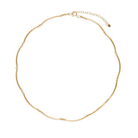 Gold Tuber Necklace