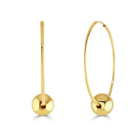 Gold Ball Hoops