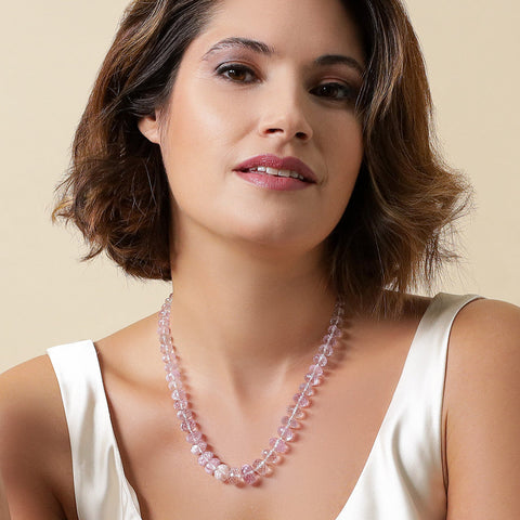 Pale Pink Sapphire Necklace