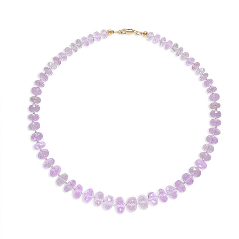 Pale Pink Sapphire Necklace